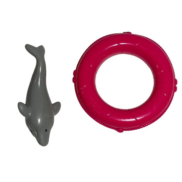 Barbie I Can Be A Lifeguard Chair Dolphin Life Preserver Replacements V7124 2011 - Picture 11 of 16